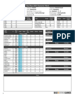 One Piece D20 Character Sheet: Choose An Item. Choose An Item