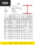 HEA Beam Dimensions and Weights | PDF