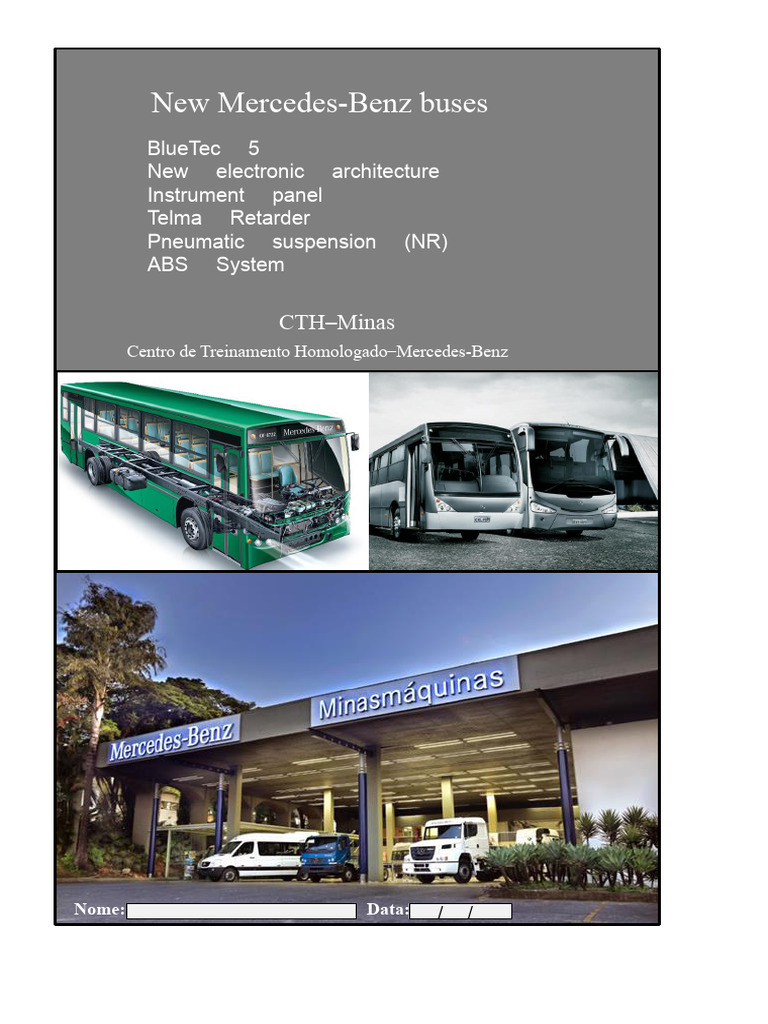 New Mercedes-Benz Bus Training Guide | PDF | N Ox | Nitrogen