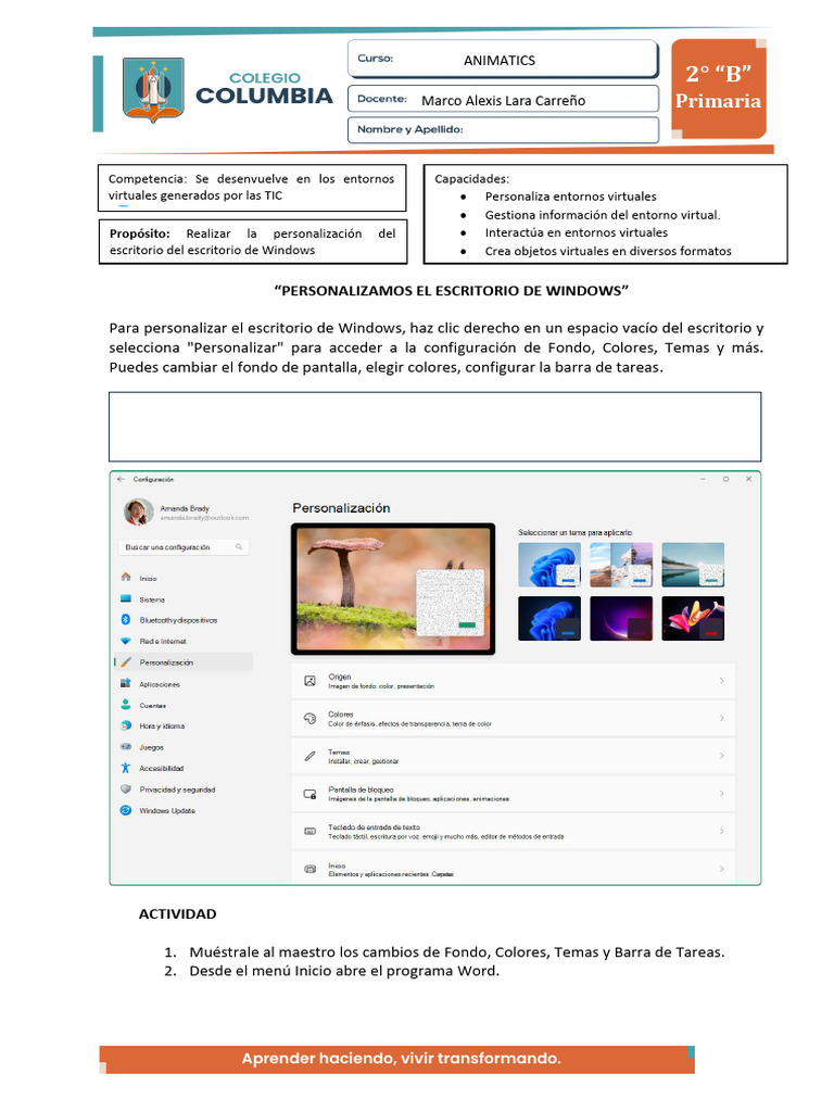 Guia4 - P2B - Animatics | PDF