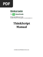 Think Script Manual