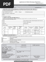 F3518 - Vehicle Registration Application | PDF | Trailer (Vehicle ...