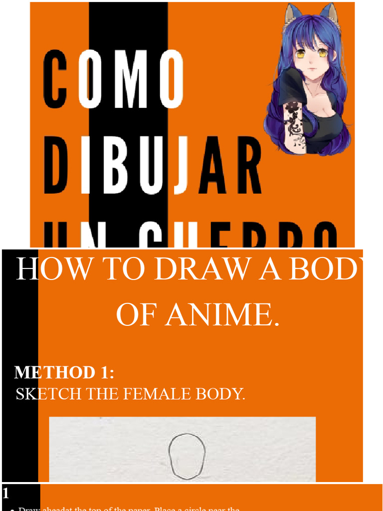How to Draw Anime Bodies Step-by-Step | PDF | Arm | Drawing