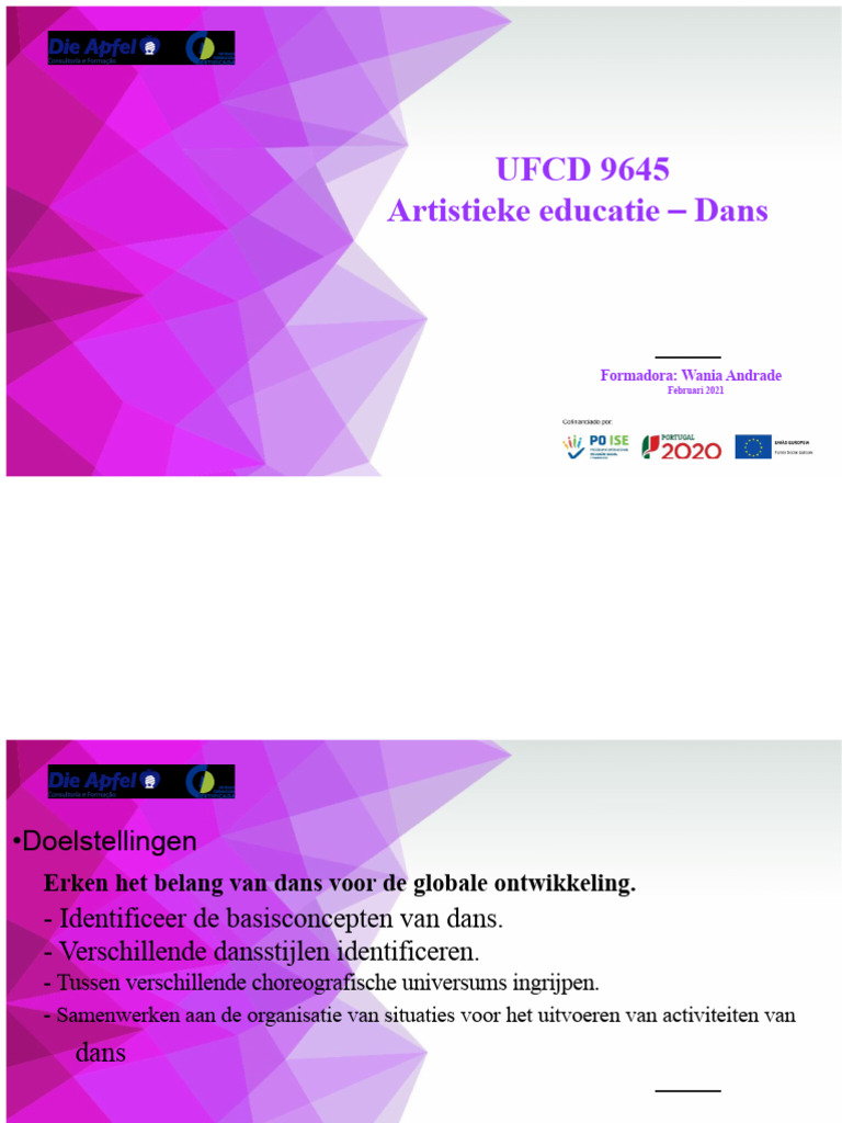 UFCD 9645 Artistieke Educatie - Dans | PDF