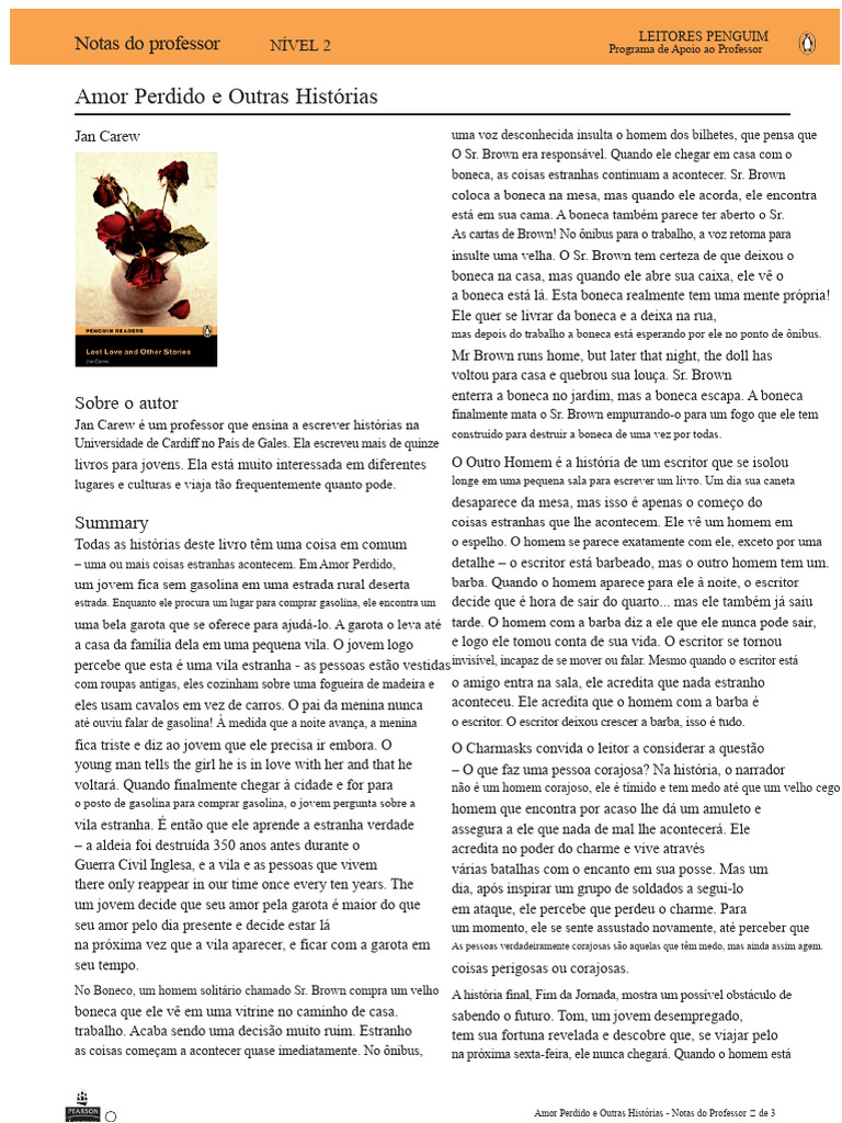 O Amor Perdido e Outras Histórias | PDF | Amor | Astrologia