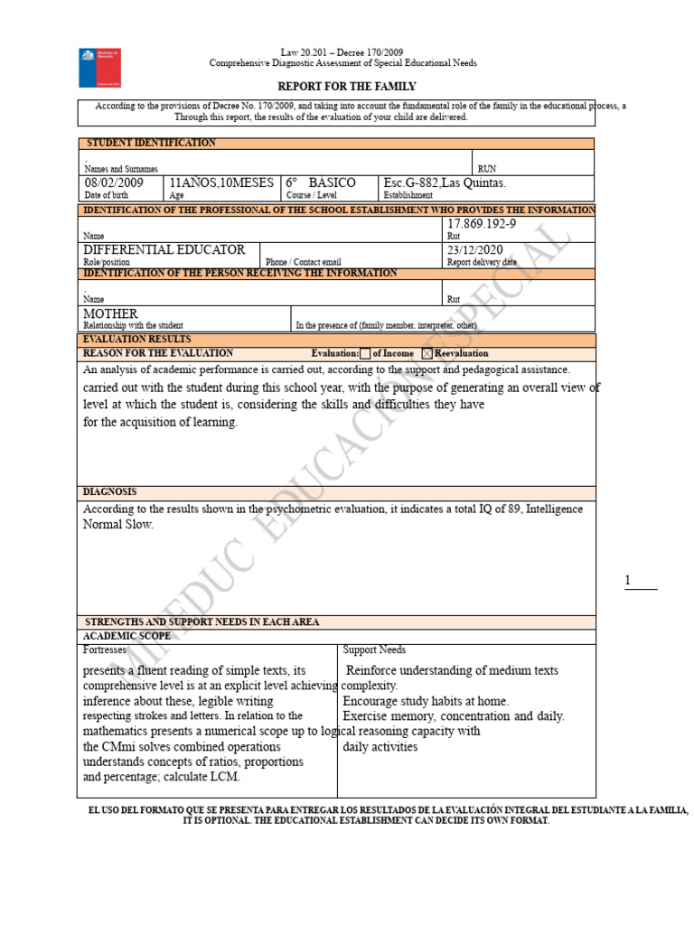 Family Report 2020. | PDF | Learning | Methodology