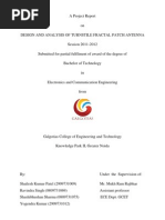 Download Turnstile Fractal Patch Antenna Report by Shailesh Patel SN95683115 doc pdf
