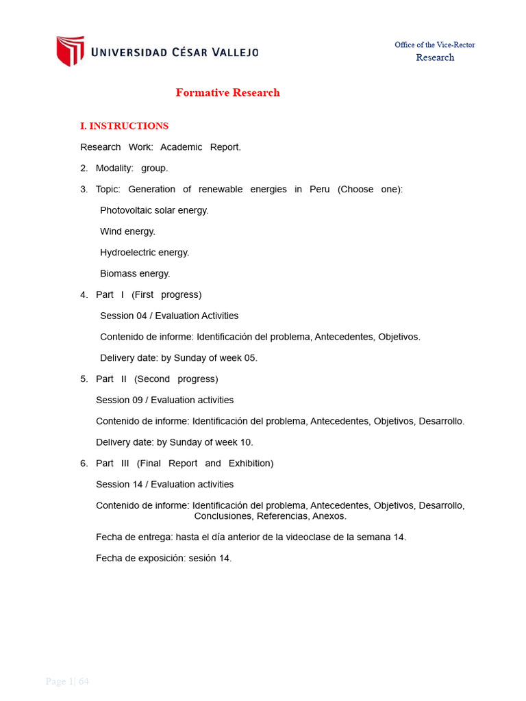Renewable Energy Research Report Guide | PDF