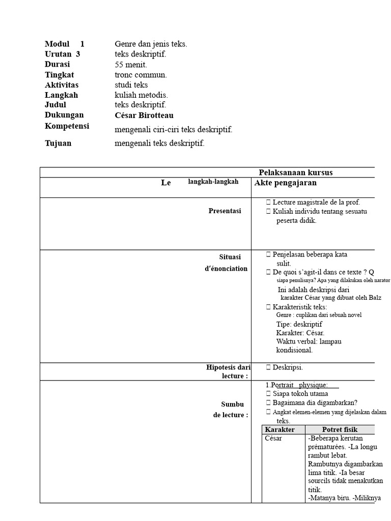 teks deskriptif 9 | PDF