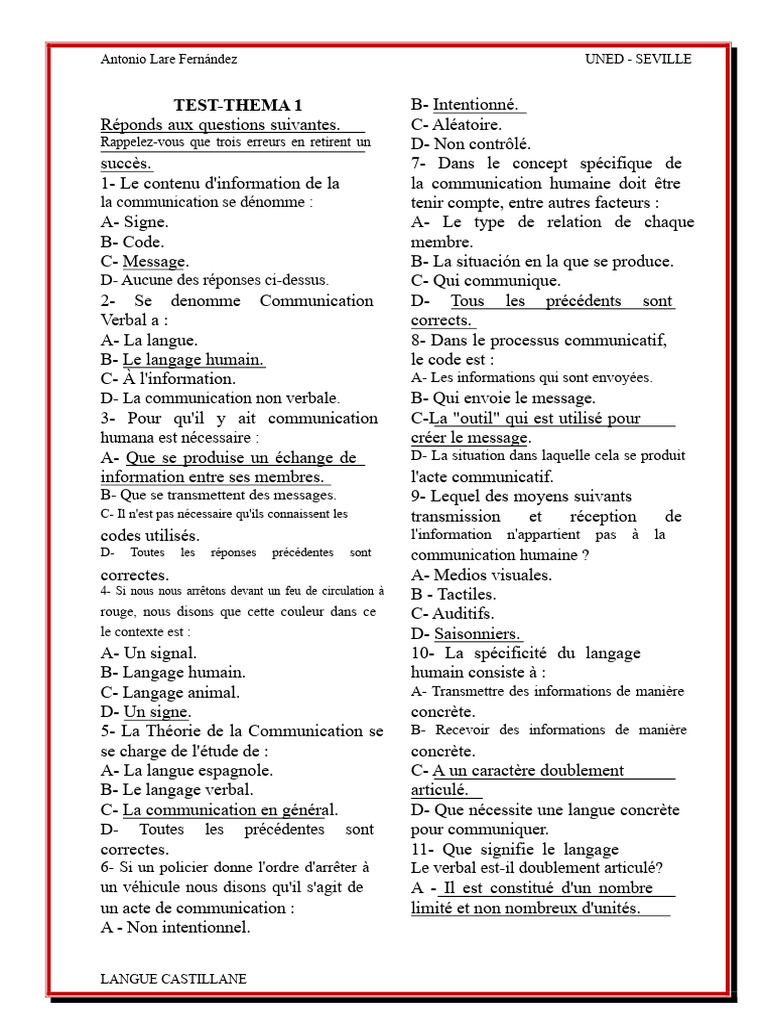 Concepts clés de la communication humaine | PDF | Communication humaine ...