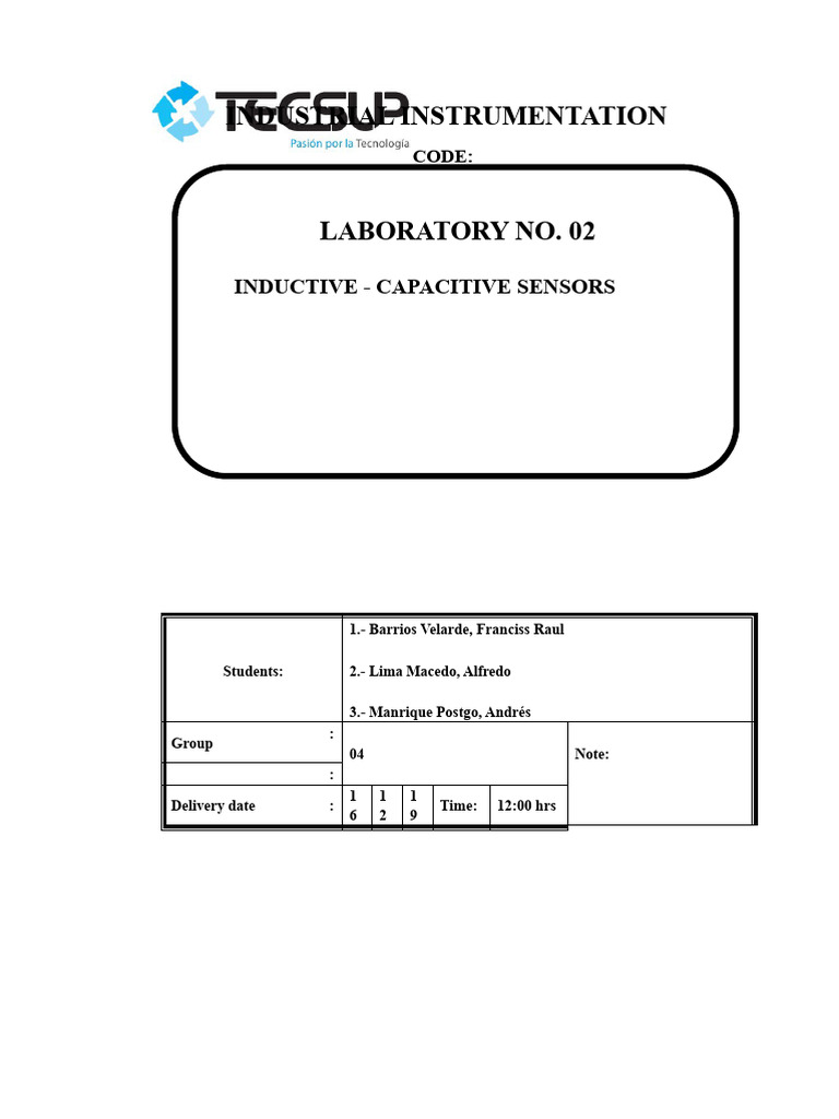 Inductive and Capacitive Sensors Lab | PDF | Capacitor | Bipolar ...