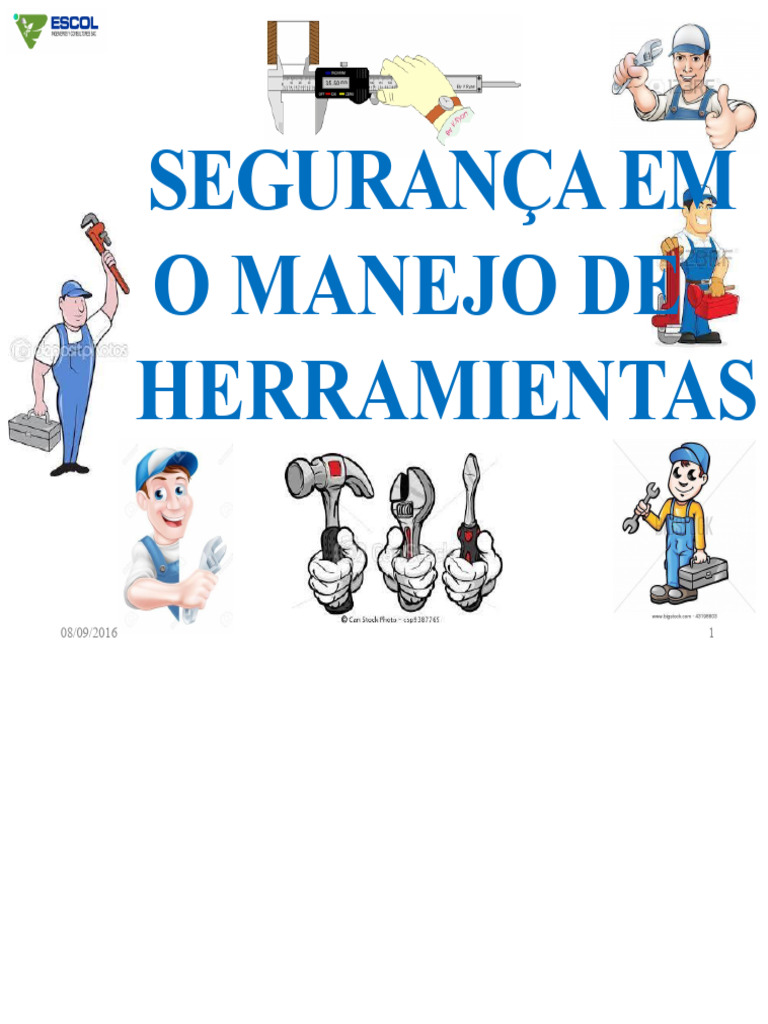 Segurança no Uso de Ferramentas Manuais | PDF | Martelo | Ferramentas