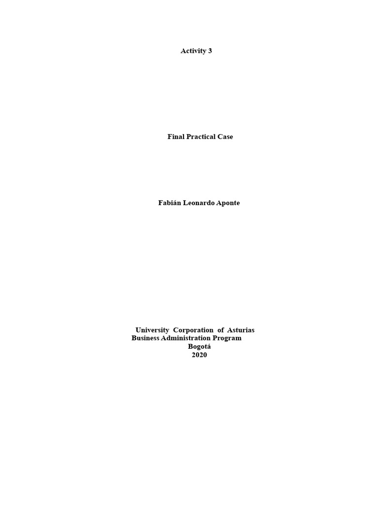 Activity 3 Final Case Seminar | PDF