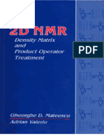 2D NMR Density Matrix and Product Operator Treatment