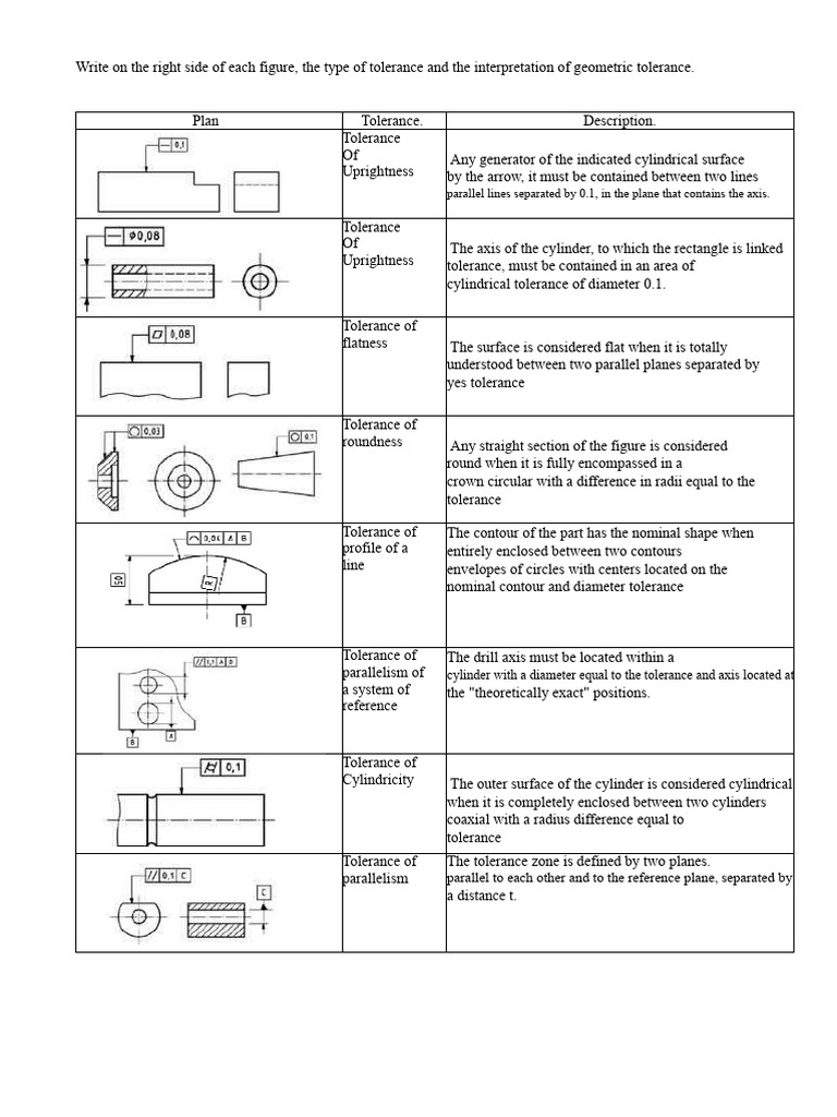 Exercises With Geometric Tolerances | PDF | Coordinate System ...