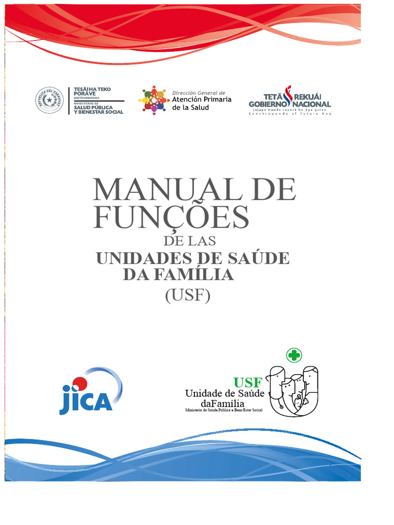 Manual de Funções das USF - MSPBS | PDF | Família | Estado de bem-estar ...