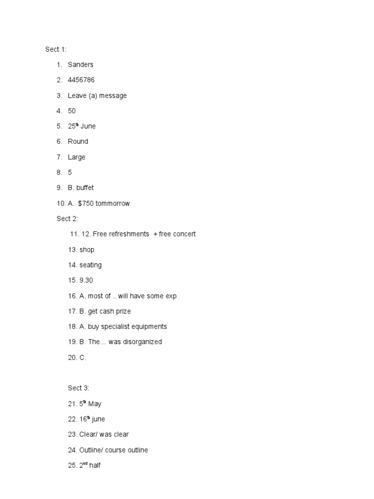 Key Listening | PDF