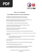 Esquire's 100 Rules for Men | PDF