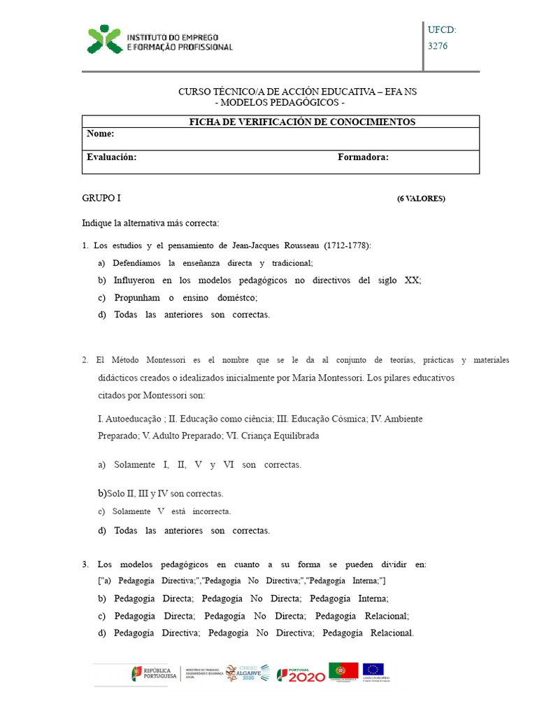 Modelos Pedagógicos en Educación | PDF | Maestros | Escuelas