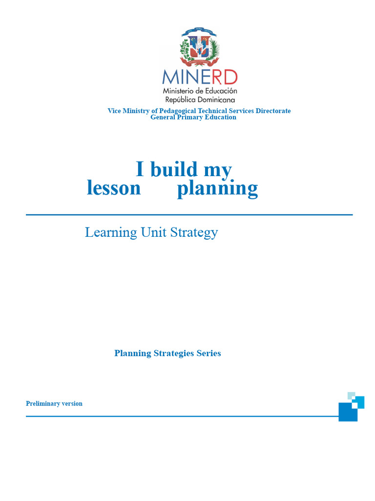 I Build My Teaching Planning Learning Unit Strategy | PDF | Curriculum ...