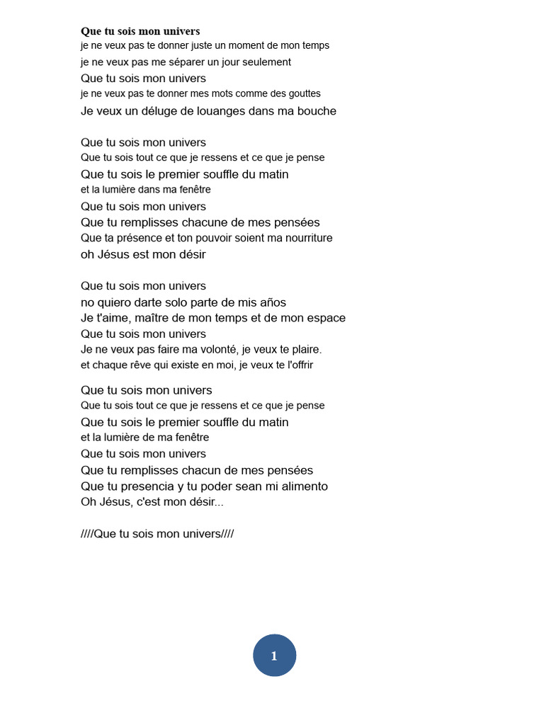 Hymnes de Louange et de Dévotion | PDF | Dieu | Jésus