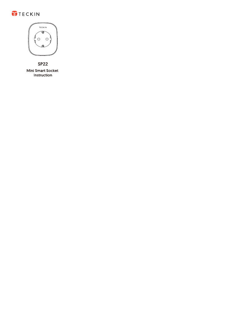 Manual Usuario Teckin SP22 | PDF