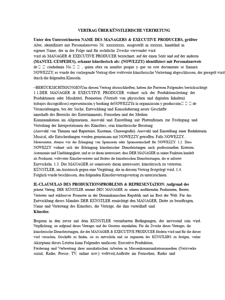 Vertrag Manager | PDF