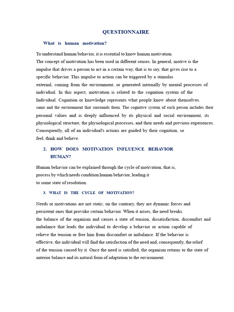 Understanding Human Motivation Dynamics | PDF | Motivational | Motivation
