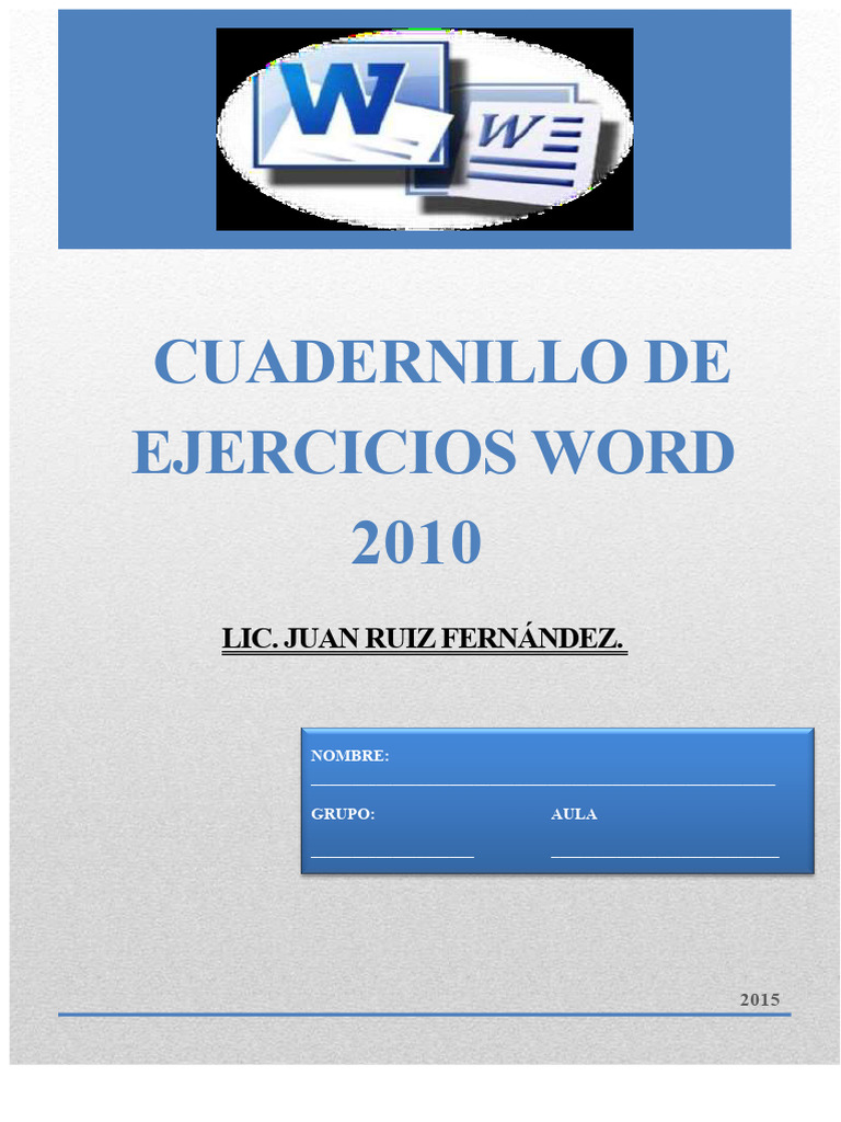 Exercices pratiques sur Word 2010 | PDF | Microsoft Word | Programme ...