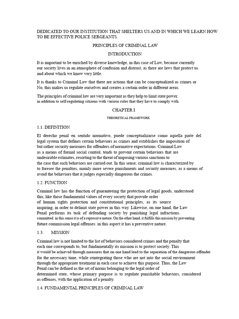 Principles of Criminal Law Explained | PDF | Crimes | Crime & Violence