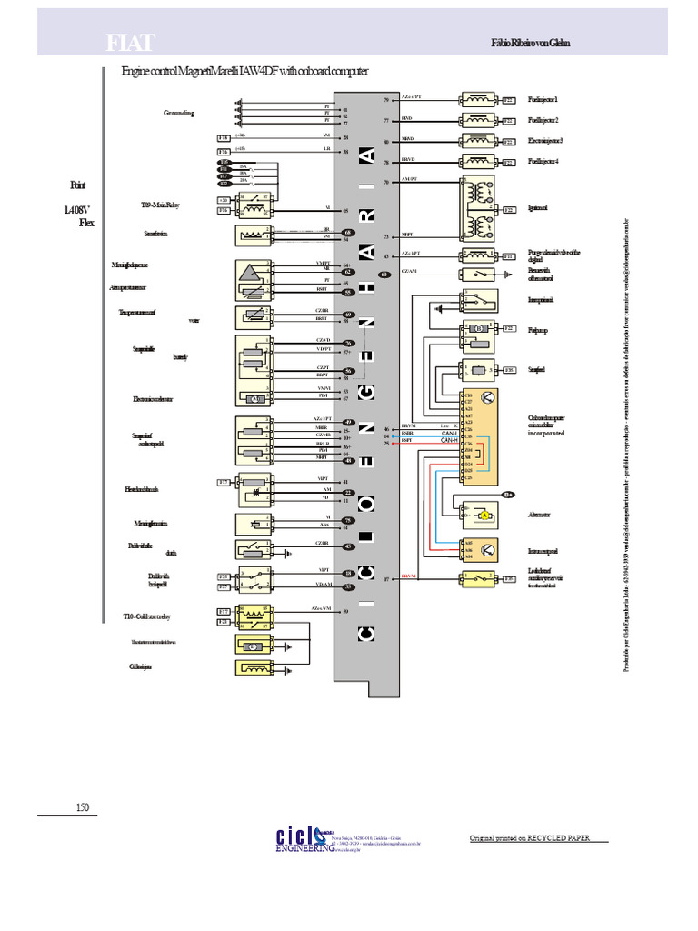 FIAT Engine Control Unit Pinout Guide | PDF | Vehicle Parts | Propulsion