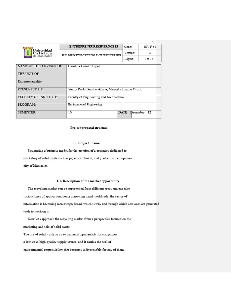 Business Model for Waste Recycling | PDF | Recycling | Waste