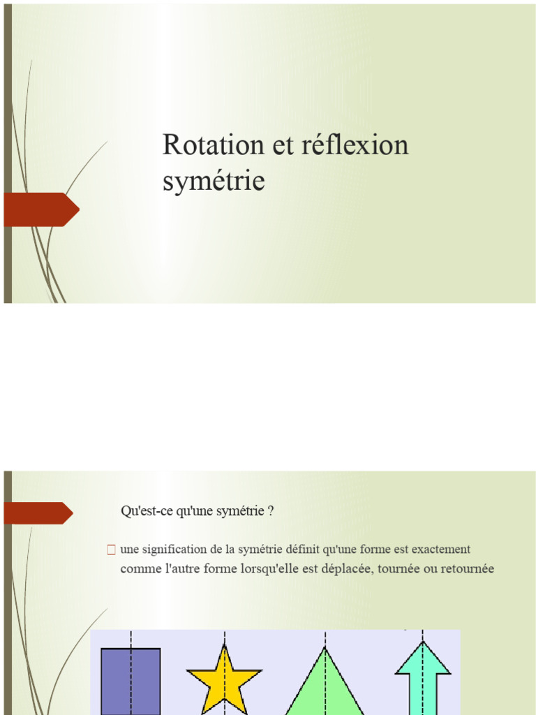 Comprendre la symétrie et ses types | PDF | Triangle | Symétrie