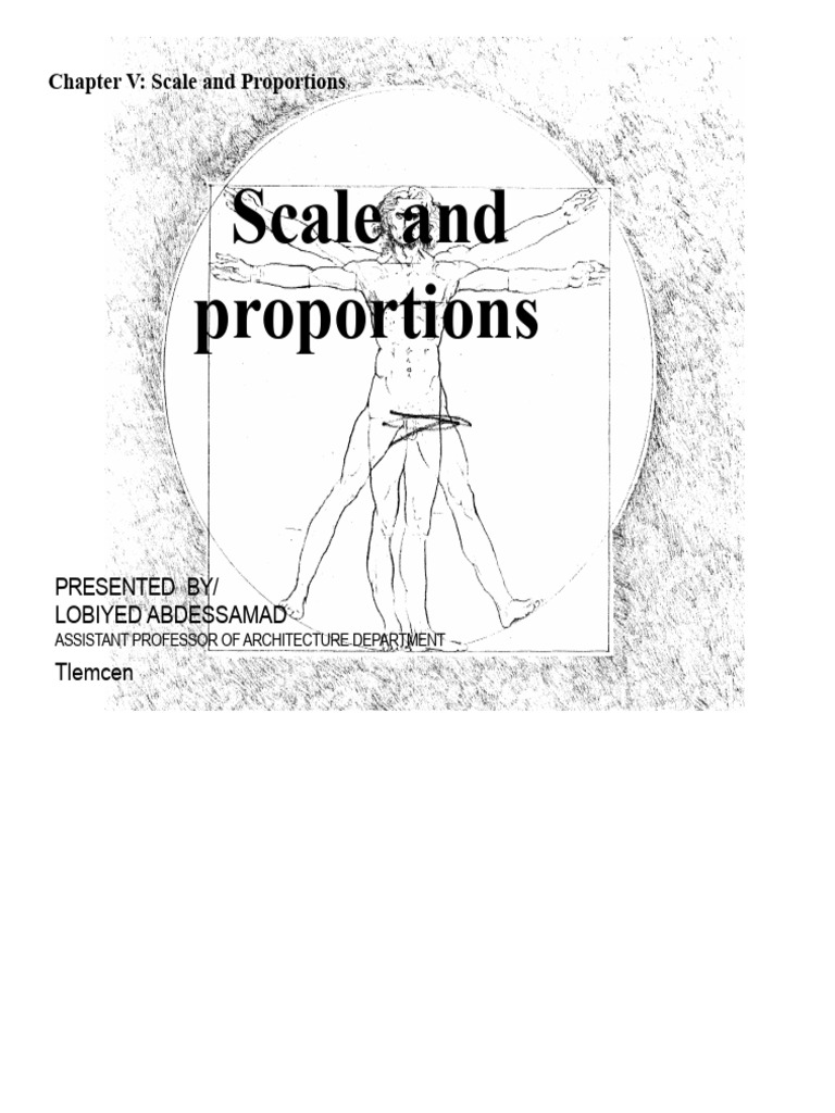 Understanding Scale and Proportions in Architecture | PDF
