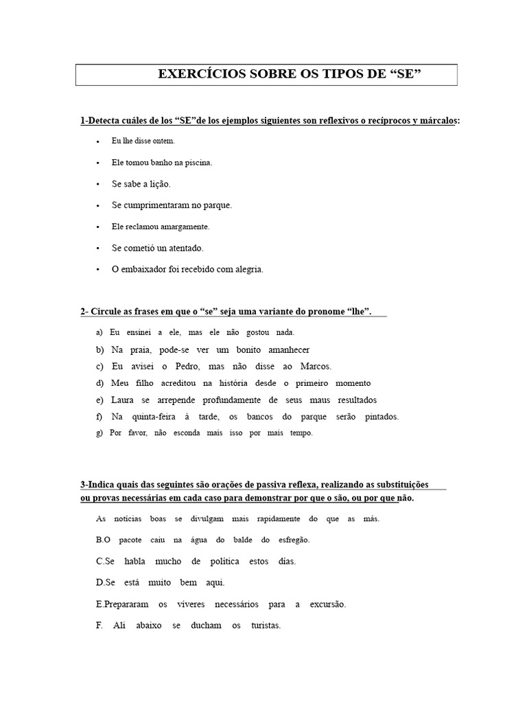 Tipos de 