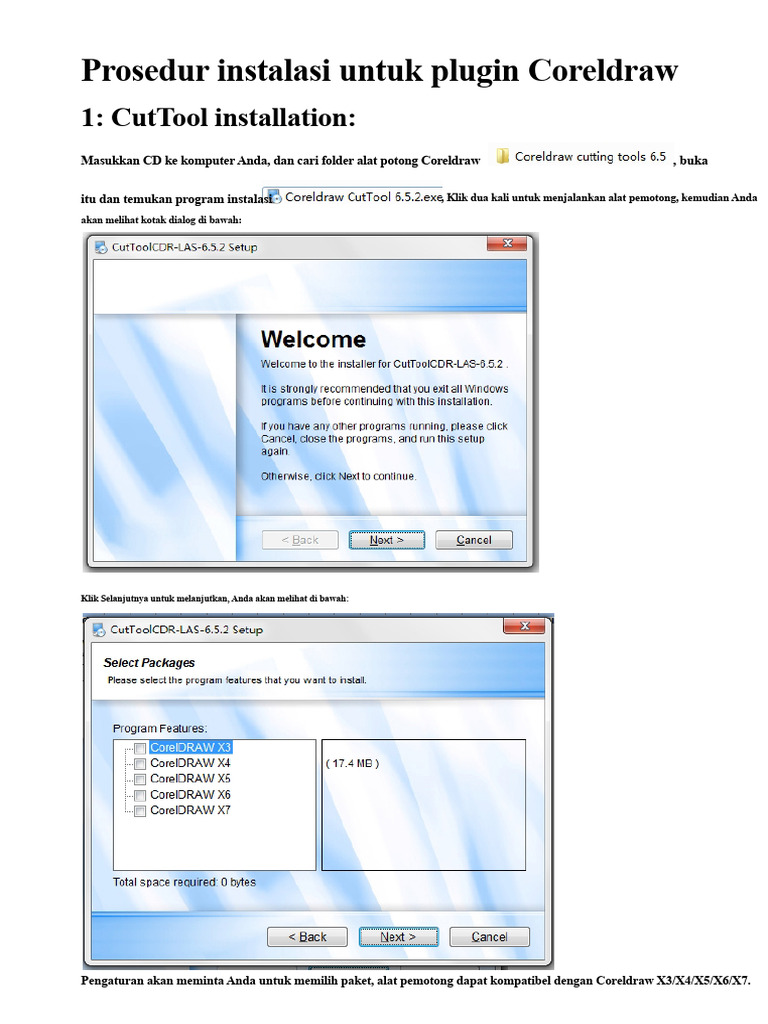 Panduan Instalasi Plugin CorelDRAW | PDF