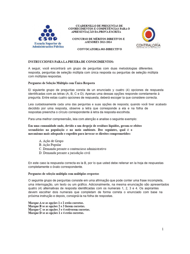 Prova Escrita: Questões e Instruções | PDF | Vírus de computador ...