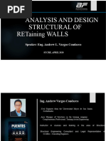 Retaining Wall Design with Buttress | PDF | Building Engineering ...