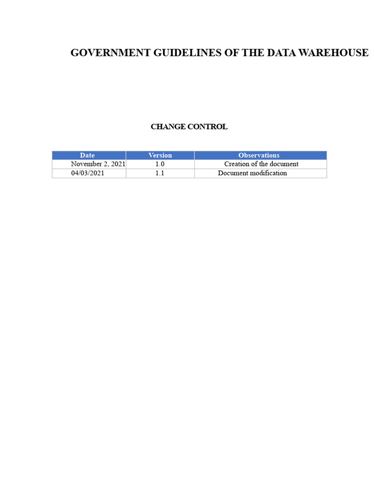 governance example2 | PDF | Databases | Data Warehouse