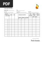 Intake and Output Record Template | PDF