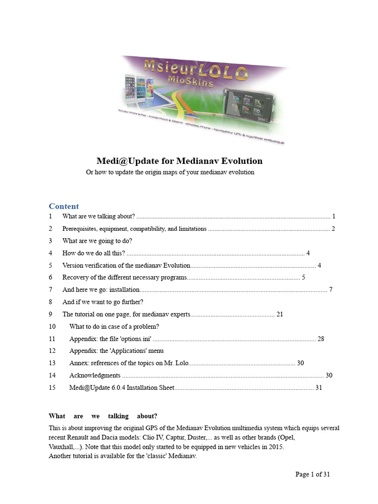 Update GPS for Medianav Evolution | PDF | Computer File | Icon (Computing)