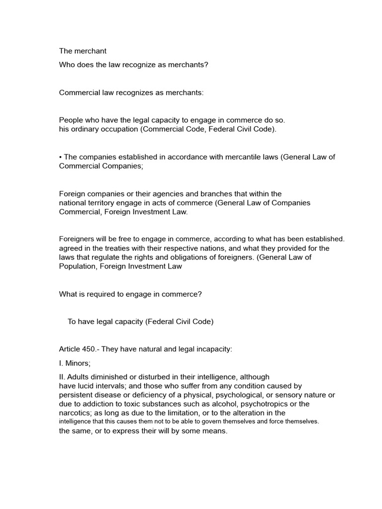 Acquisition of The Merchant Character | PDF | Partnership | Port