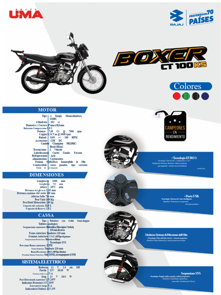 Brochure Boxer CT 100 KS | PDF