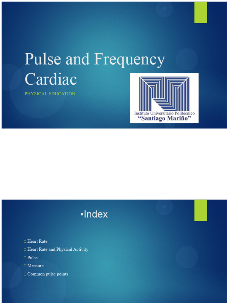 Understanding Heart Rate and Pulse Measurement | PDF | Pulse | Heart Rate