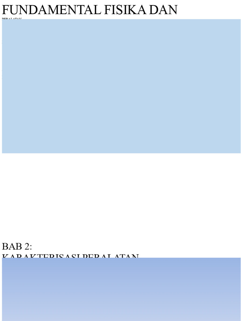 Bab 2 - Bagian 1 - Karakterisasi Peralatan Radiologi Konvensional | PDF