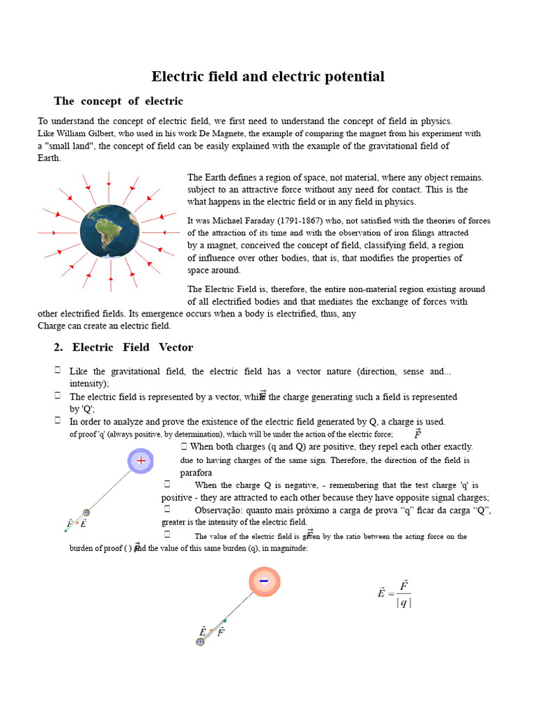 Understanding Electric Fields and Potential | PDF | Electric Field ...