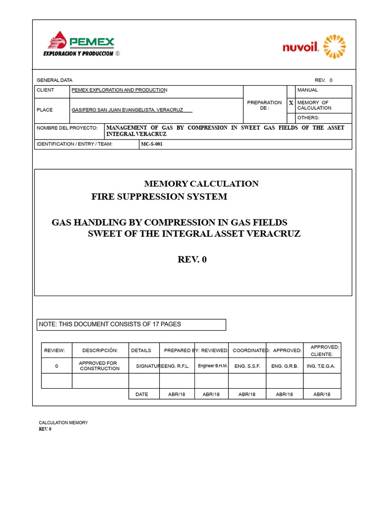 Gas Compression Fire Suppression Design | PDF | Fires | Combustion
