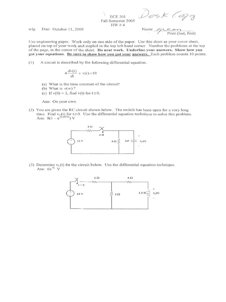 HW 4 Soln | PDF