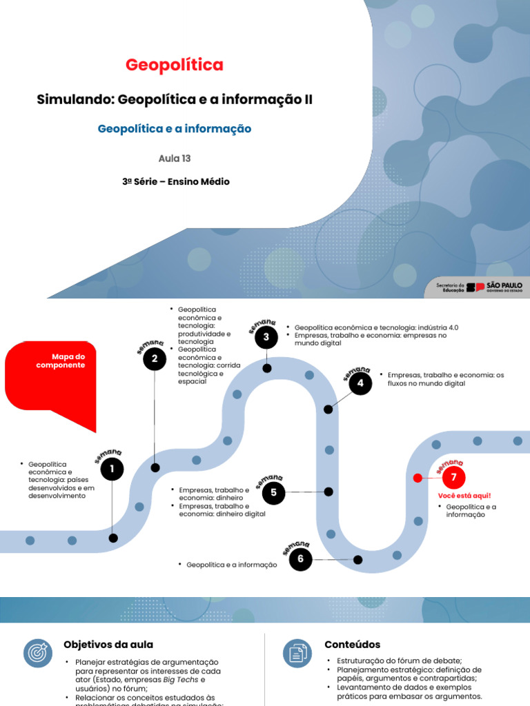 Geopolítica da Informação no Ensino Médio | PDF | Economia | Geopolítica