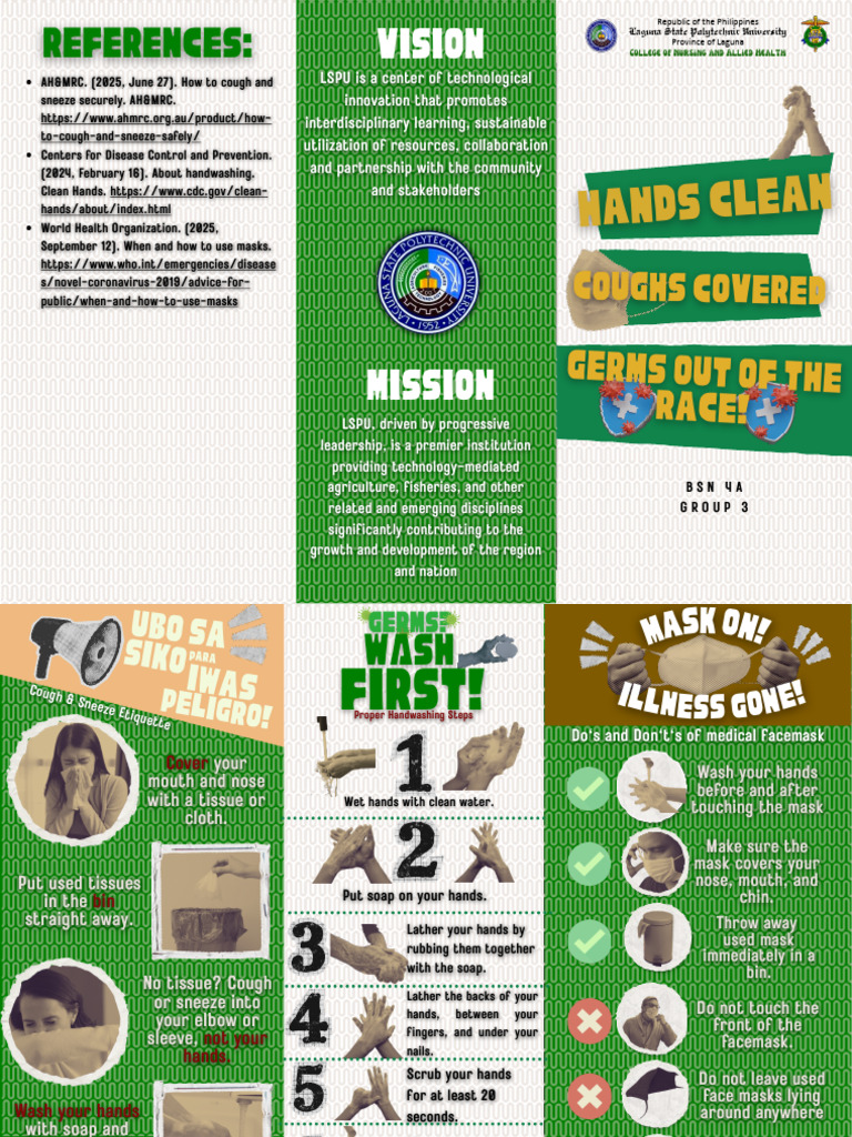 Handwashing and Personal Hygiene Leaflet PDF | PDF | Hand Washing ...